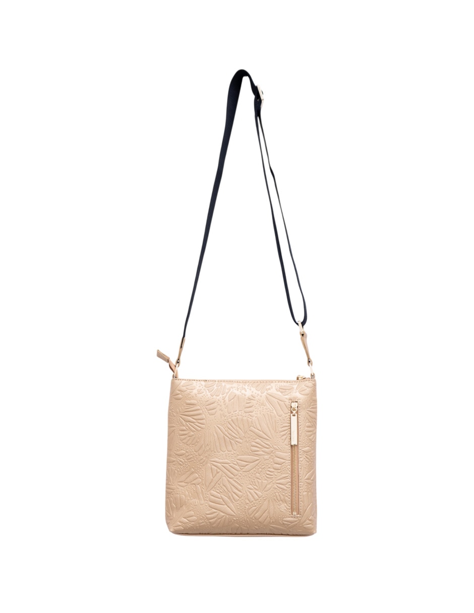 Bolsa messenger Grabado Mariposa para mujer 2