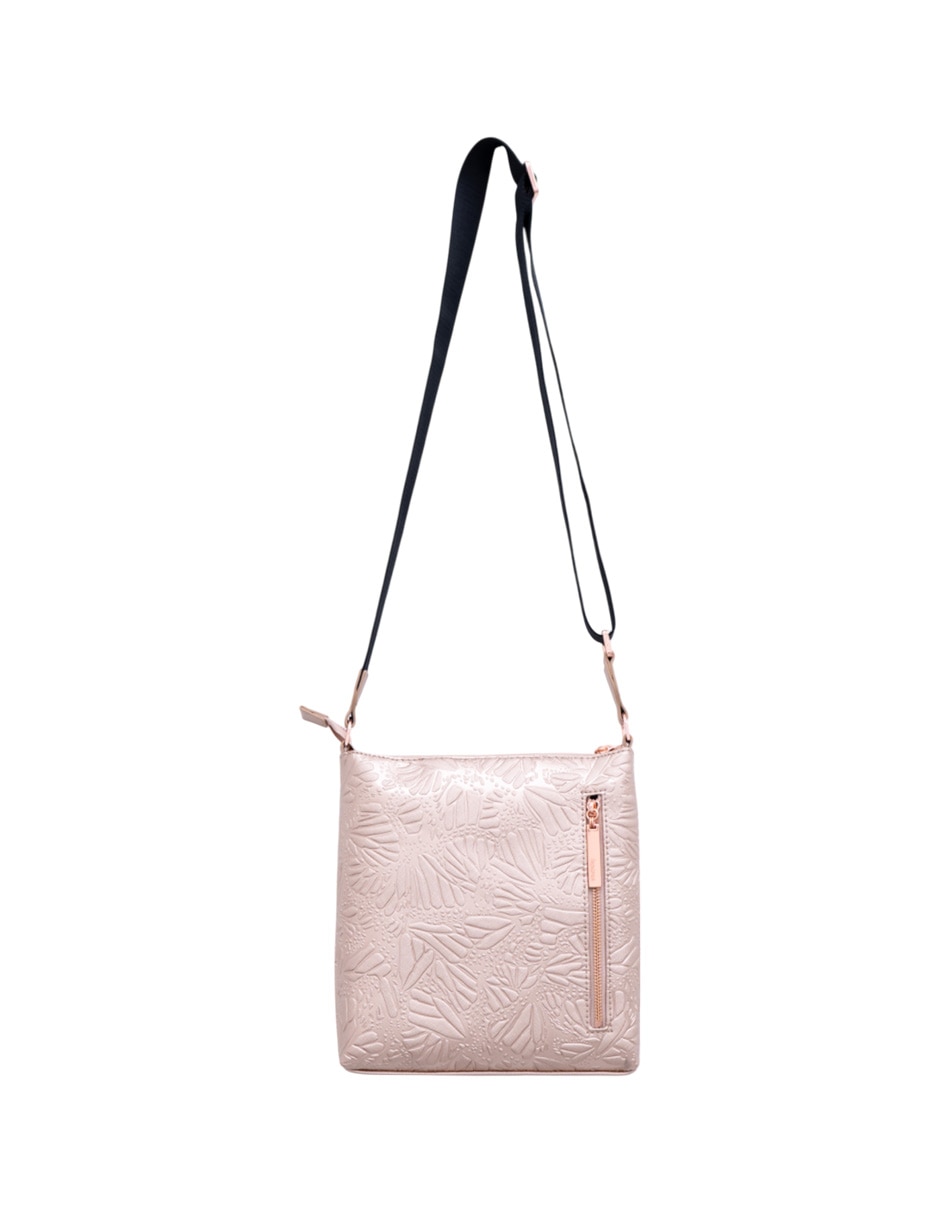 Bolsa messenger Grabado Mariposa para mujer 2