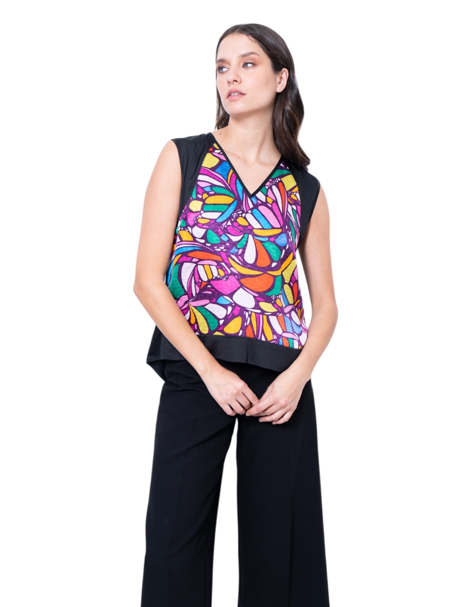 Blusa sin manga para mujer 3
