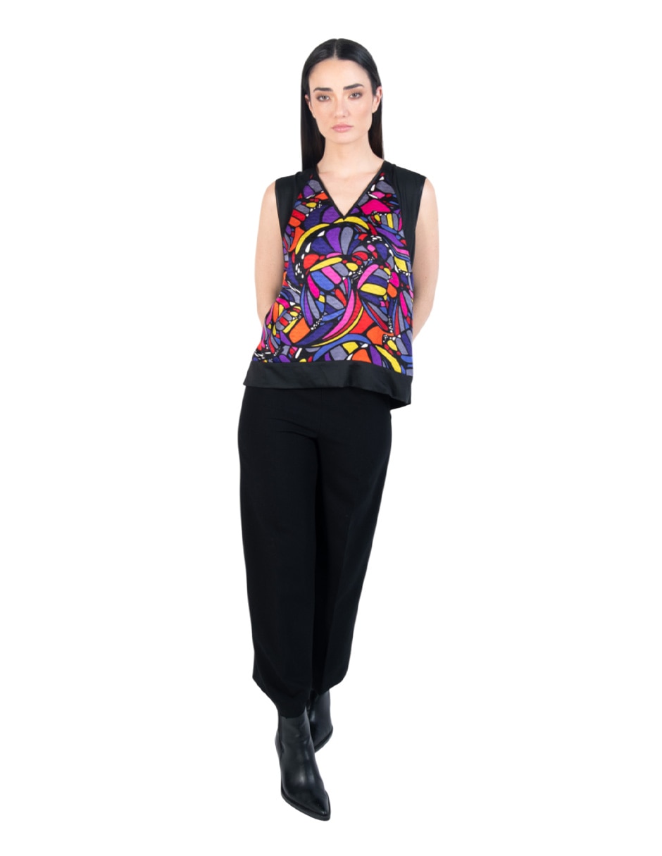 Blusa sin manga para mujer 3