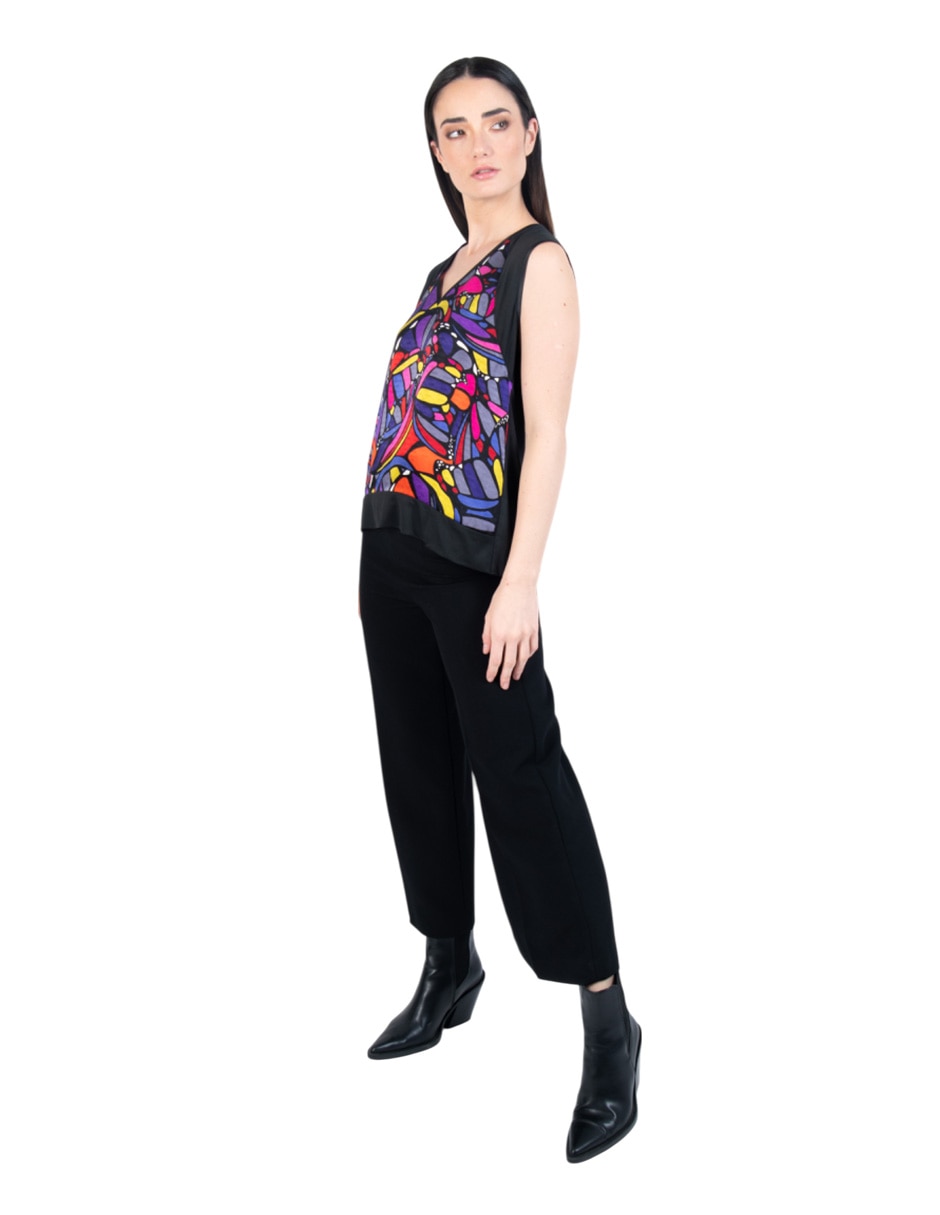 Blusa sin manga para mujer 4
