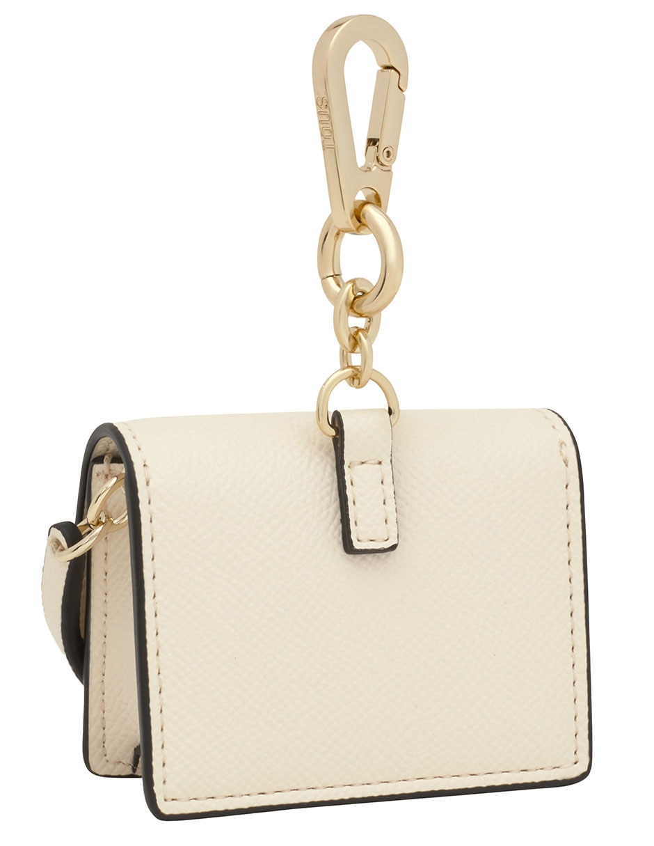 LLAVERO Llavero Tous Mini SINTÉ, BEIGE