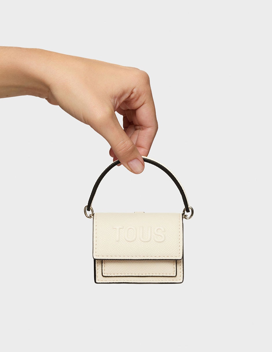 LLAVERO Llavero Tous Mini SINTÉ, BEIGE