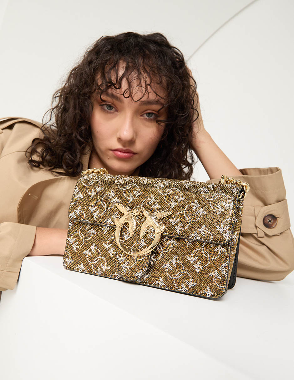 Bolsa crossbody Mini Love Bag de piel para mujer 5