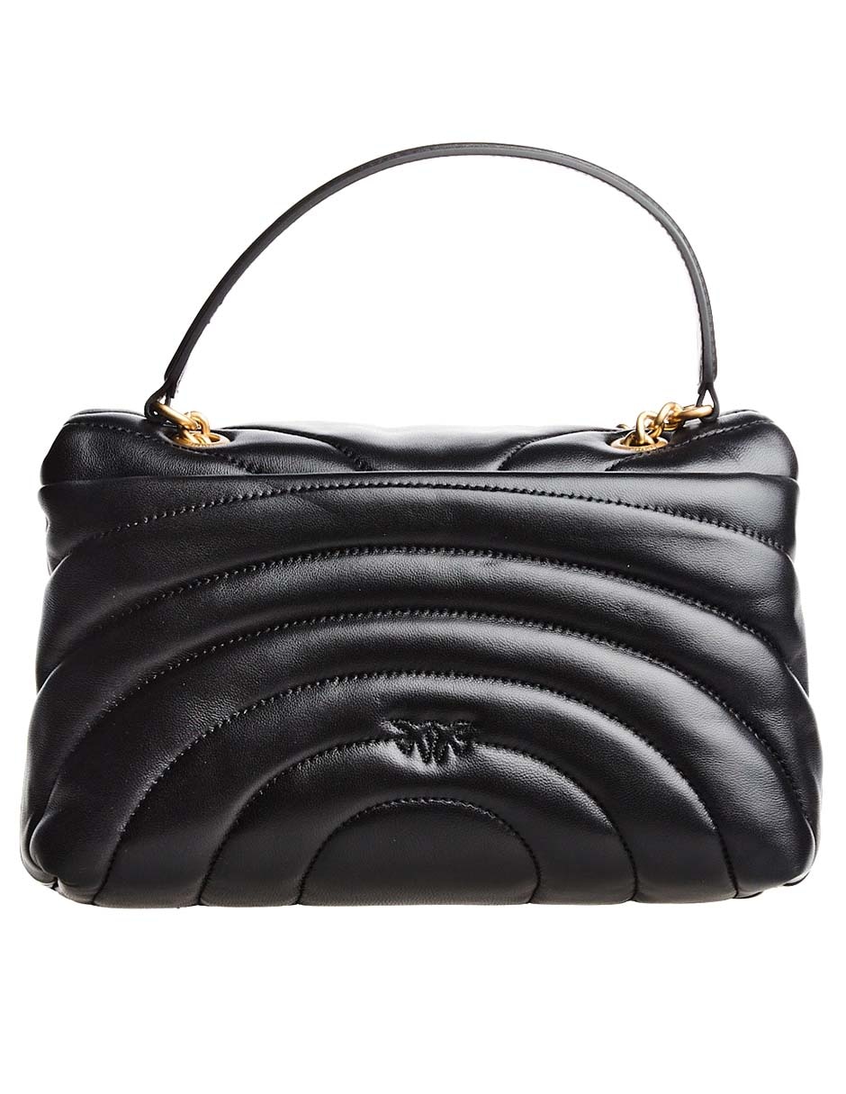 Bolsa crossbody Love Puff de piel para mujer 3