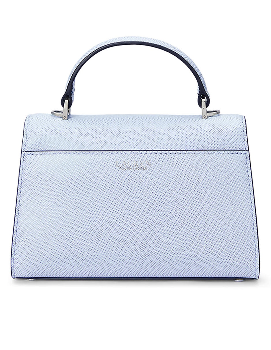 Bolsa satchel de piel para mujer 8