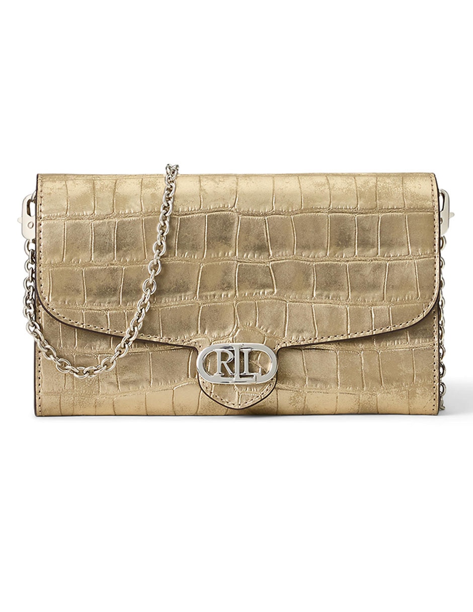 Bolsa clutch de piel para mujer
