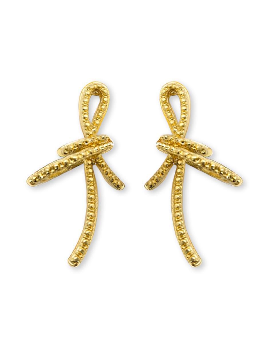 Broqueles de nudo Nudos con acabado chapa de oro Broqueles de nudo Nudos con acabado chapa de oro