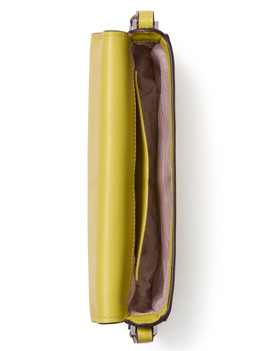 BOLSO FW25 CUERO, UNITALLA, AMARILLO