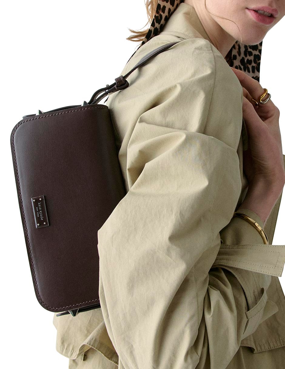 Bolsa shoulder Liv de cuero para mujer 4