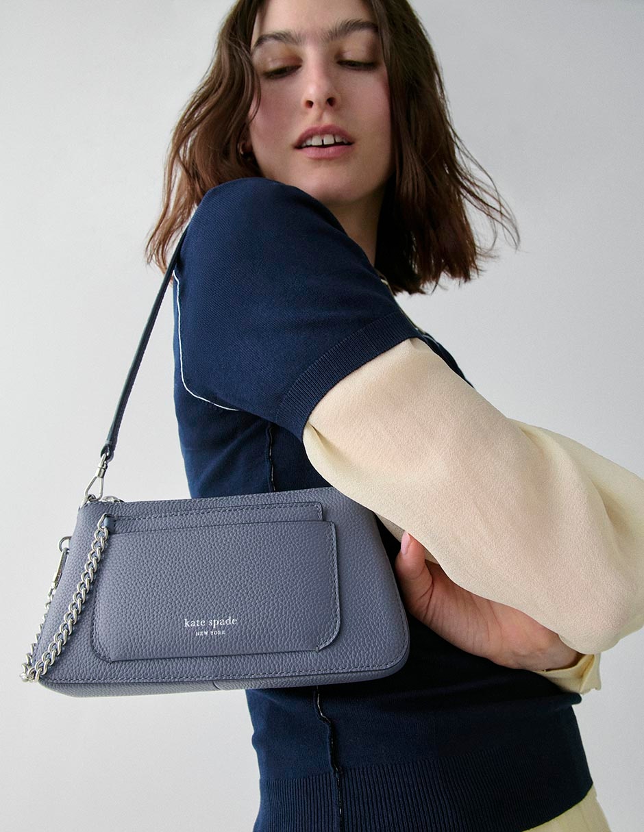 Bolsa crossbody Ava de cuero para mujer 4