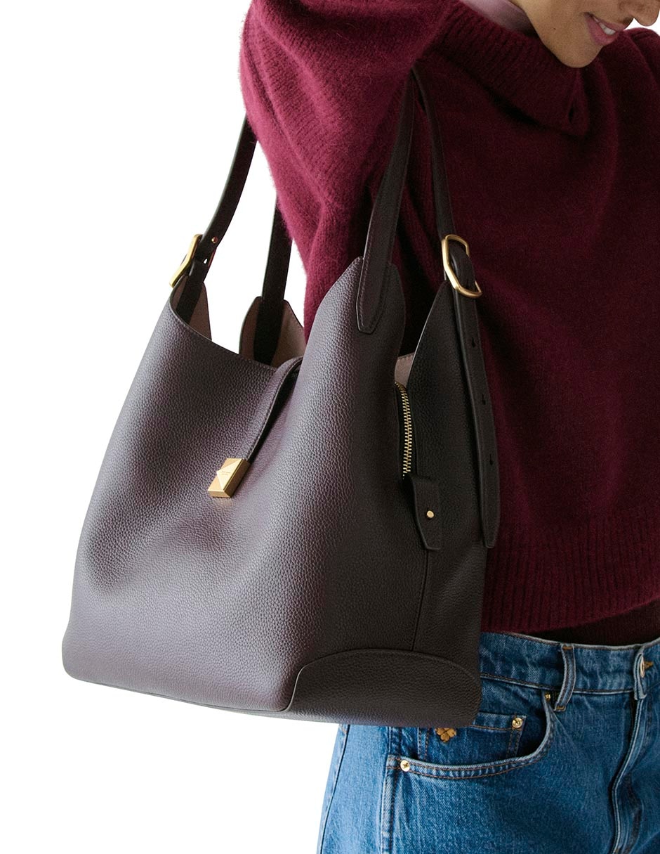 Bolsa hobo Deco de cuero para mujer 4