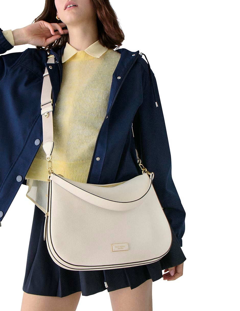 Bolsa shoulder Liv de cuero para mujer 5