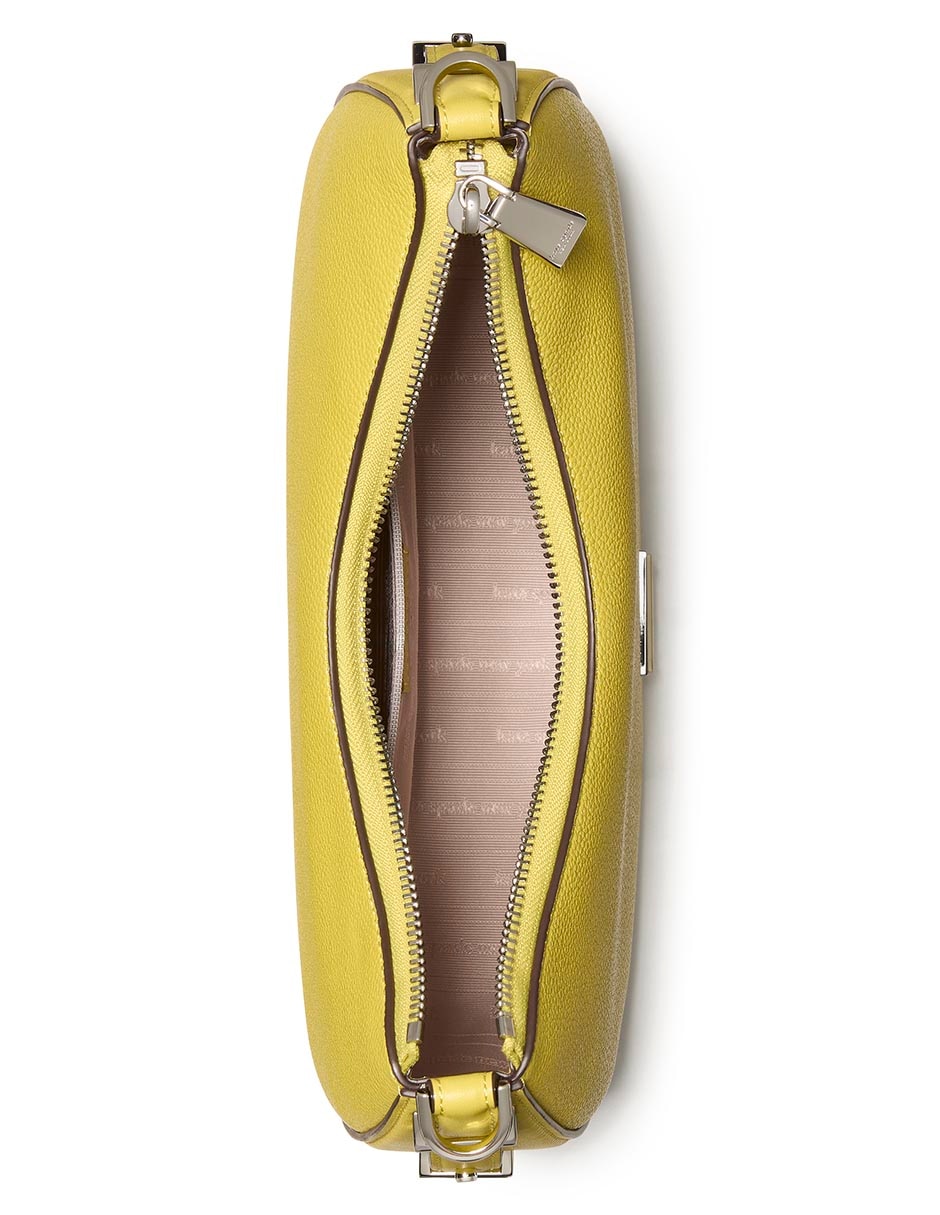 BOLSO FW25 CUERO, SIN TAMAÑO, AMARILLO