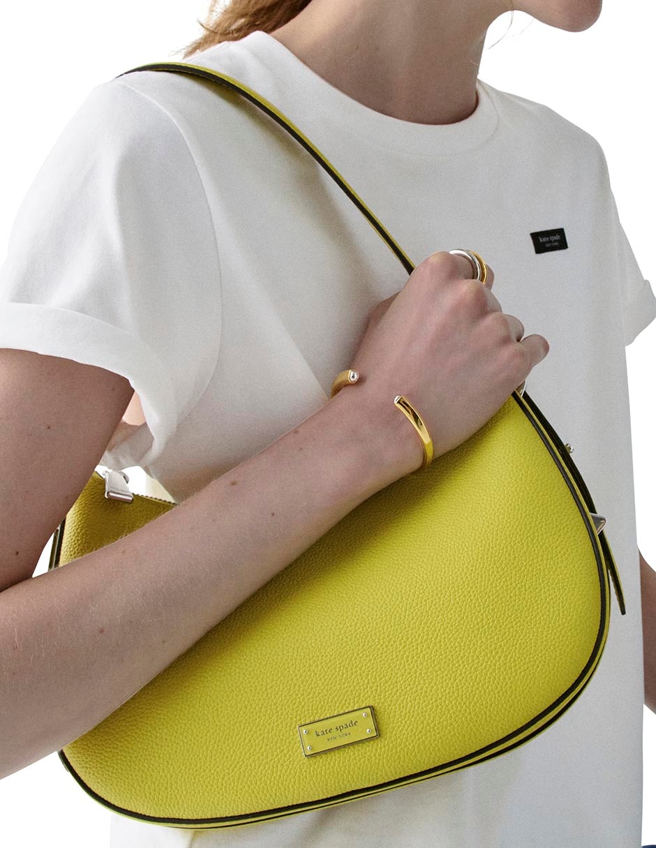 BOLSO FW25 CUERO, SIN TAMAÑO, AMARILLO