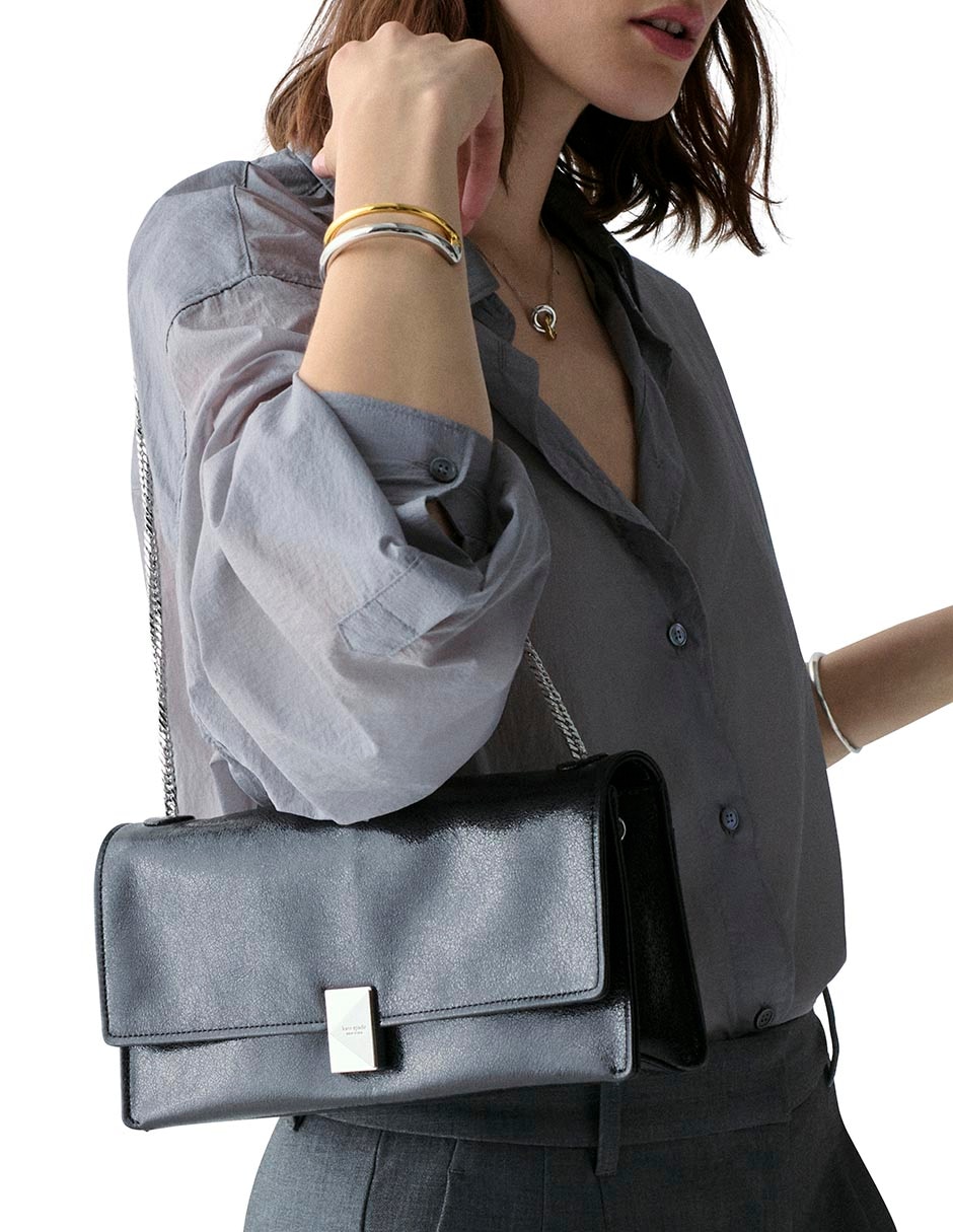Bolsa crossbody Deco de cuero para mujer 5