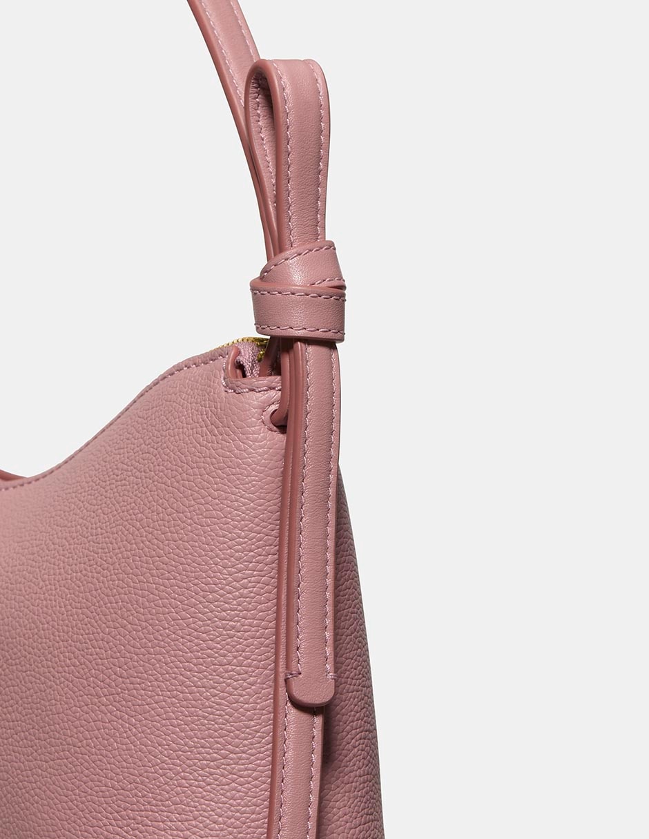 Bolsa hobo Loop de cuero para mujer 3