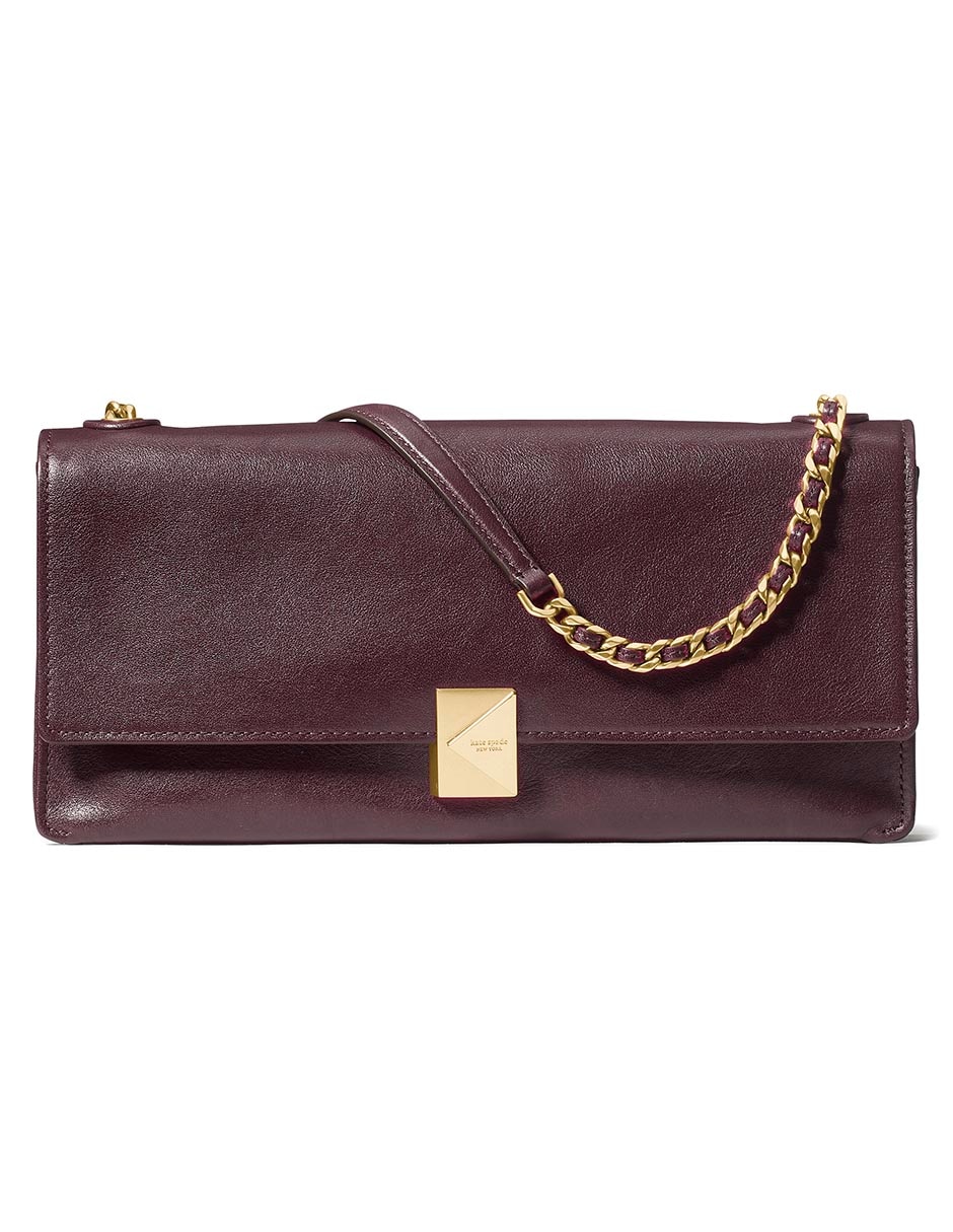 Bolsa clutch Deco de cuero para mujer