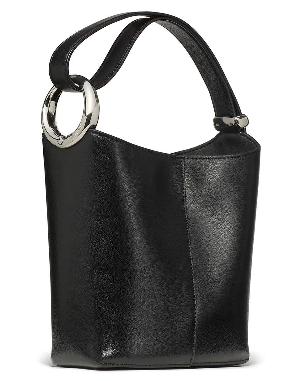 BOLSO FW25 CUERO, SIN TAMAÑO, NEGRO