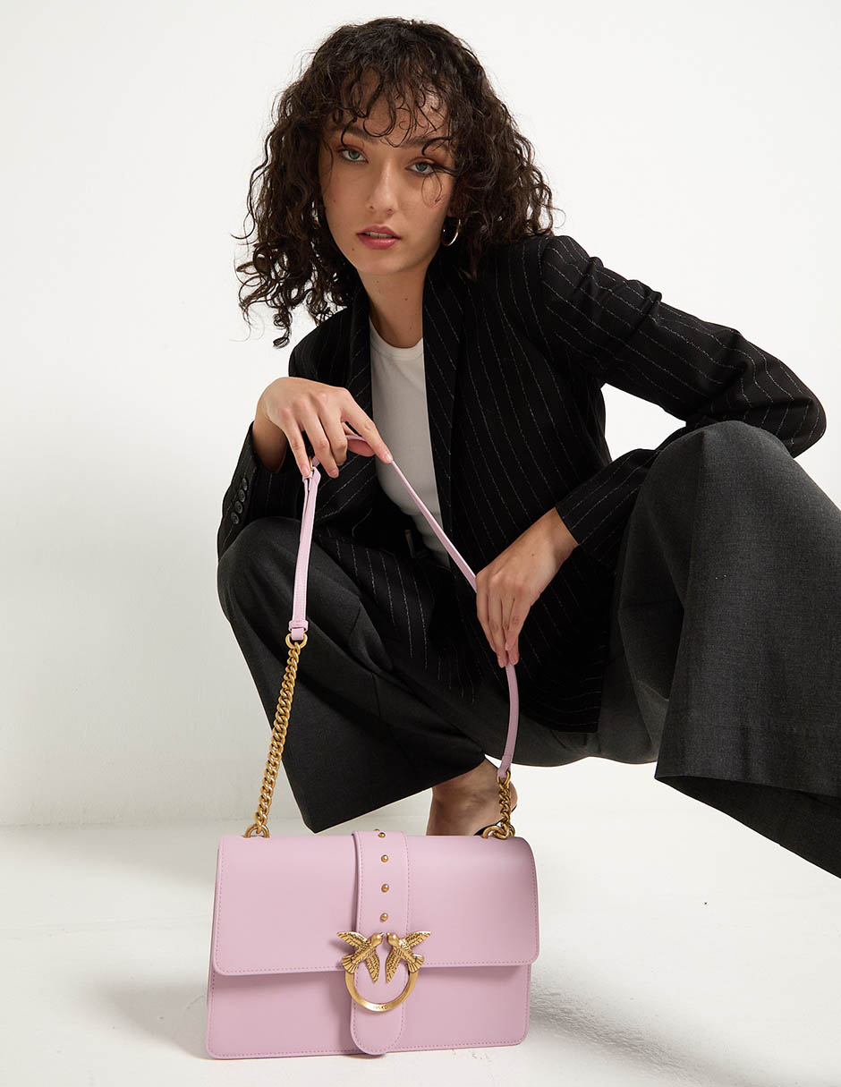 Bolsa crossbody Love Bag One Simply de piel para mujer 5