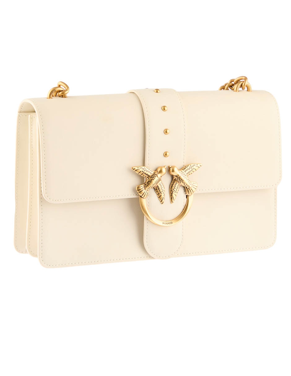 BOLSO PIEL, SIN TAMAÑO, BEIGE