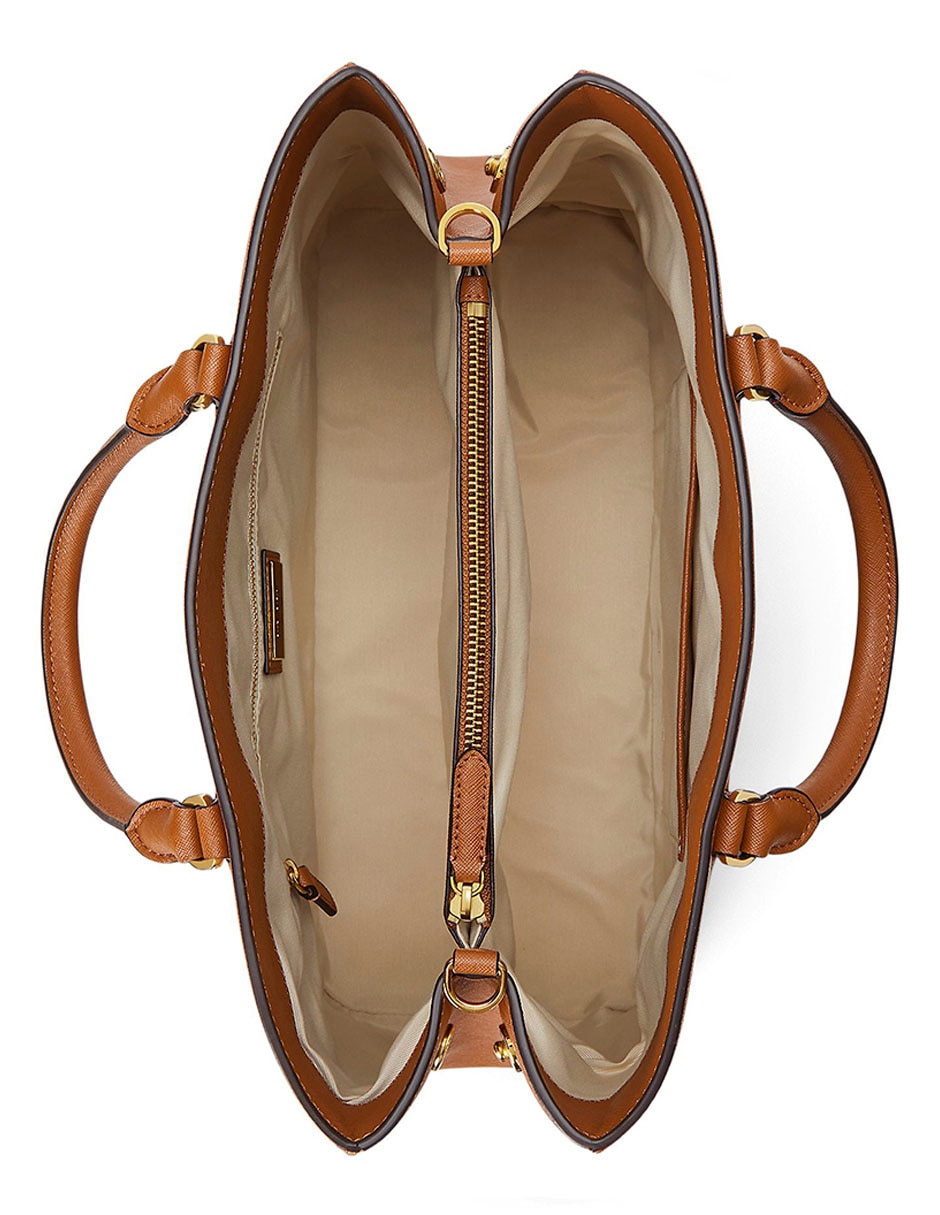 Bolsa satchel de piel para mujer 4