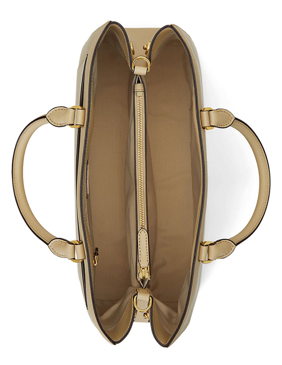 Bolsa satchel Lauren Ralph Lauren de piel para mujer