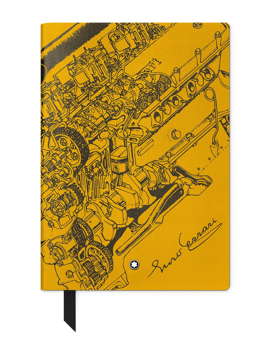 Cuaderno con funda Ferrari a rayas