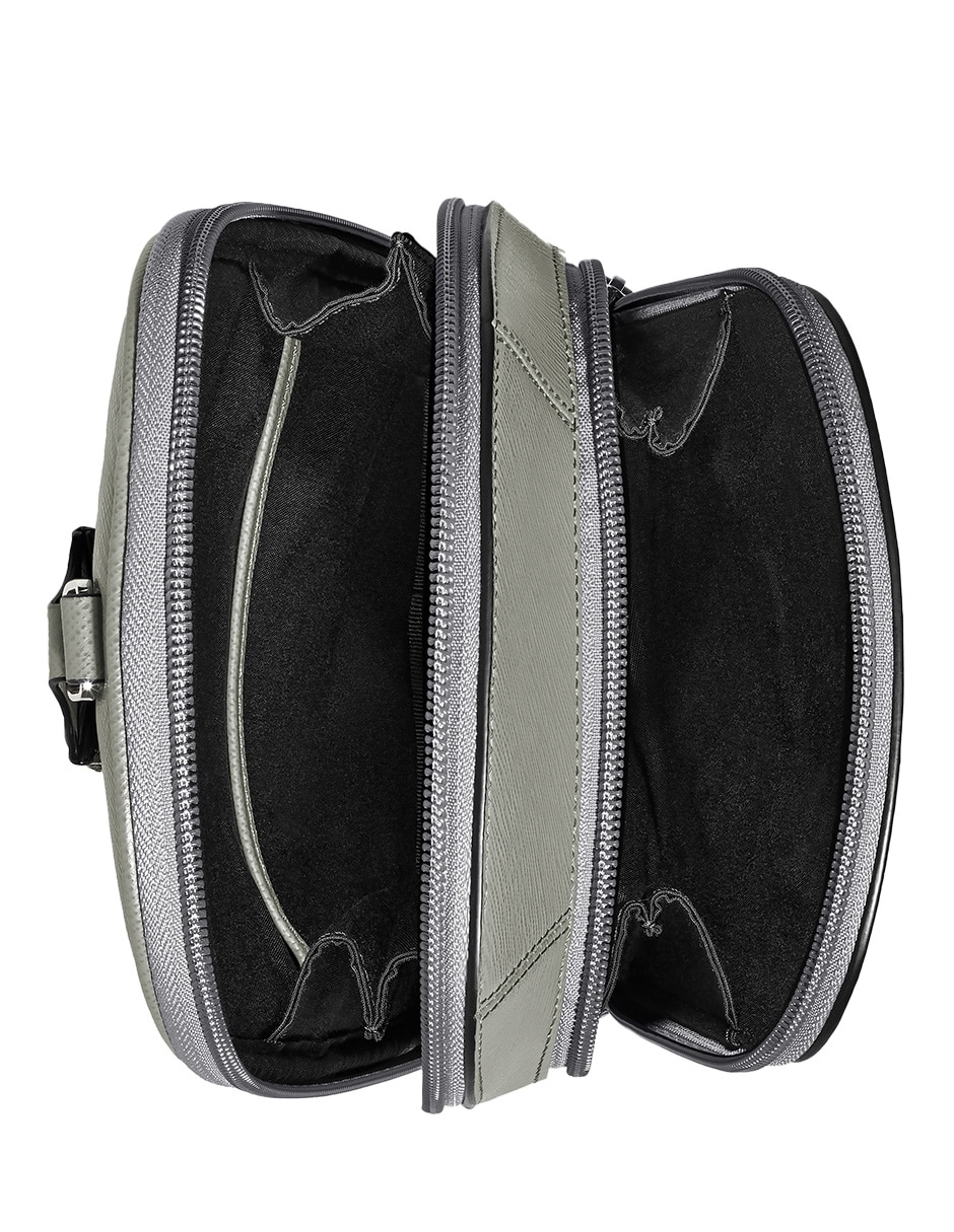 Bolsa bandolera Sling Sartorial de piel para hombre 2