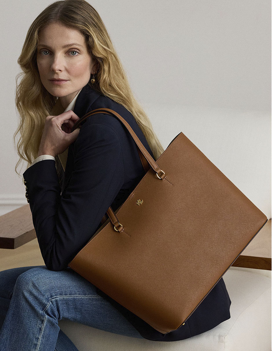 Bolsa tote de piel para mujer 5