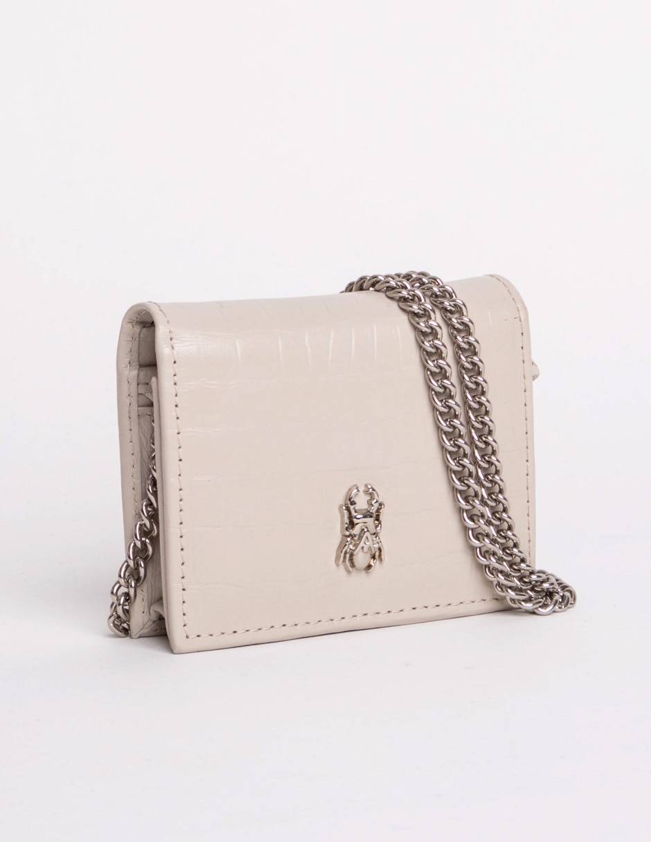 CROSSBODY PIEL BOVINO, BEIGE