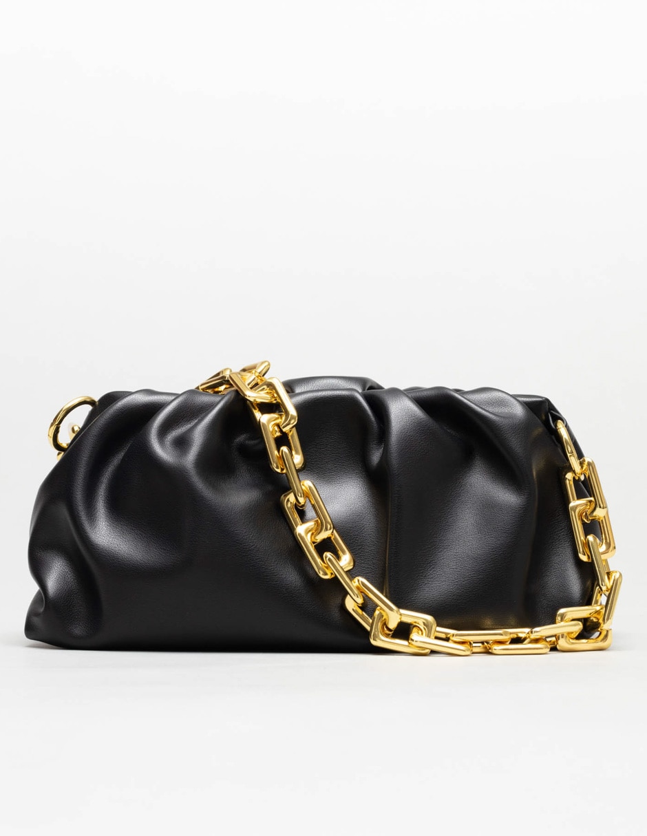 SATCHEL PIEL BOVINO, NEGRO