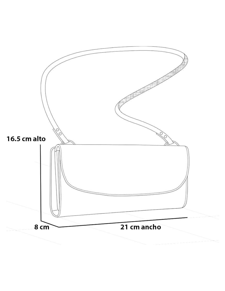 Bolsa crossbody de piel para mujer 5
