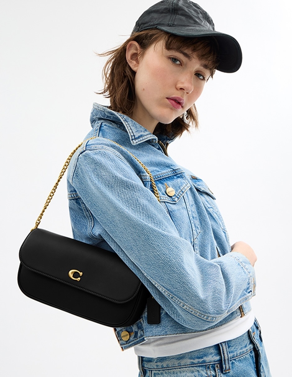 Bolsa flap Refined Calf de piel para mujer 3