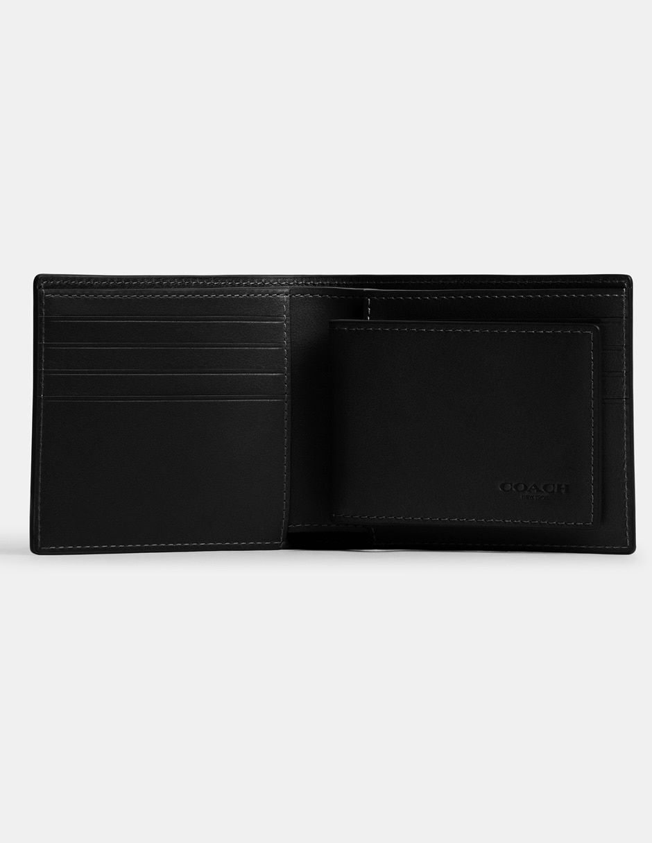 Tarjetero de piel para hombre 2