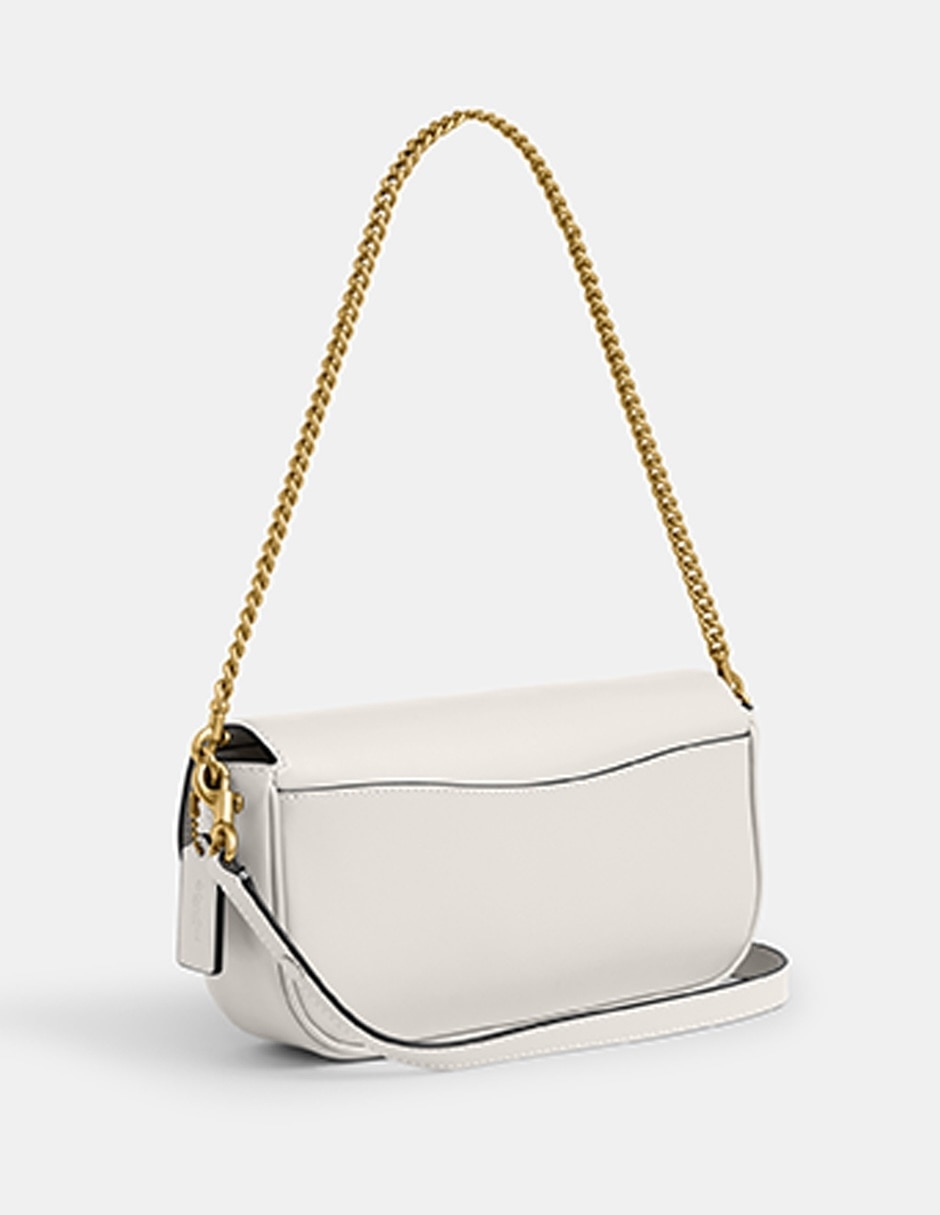 Bolsa flap Refined Calf de piel para mujer 6