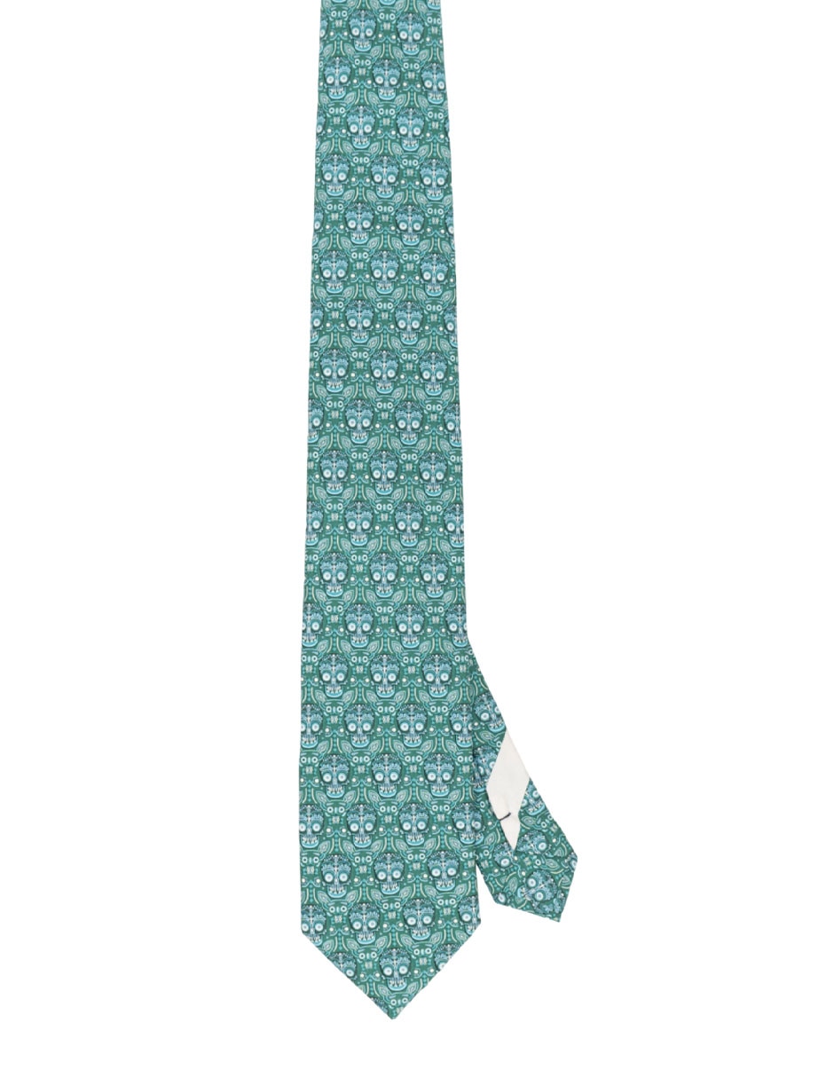 Corbata regular de seda para hombre