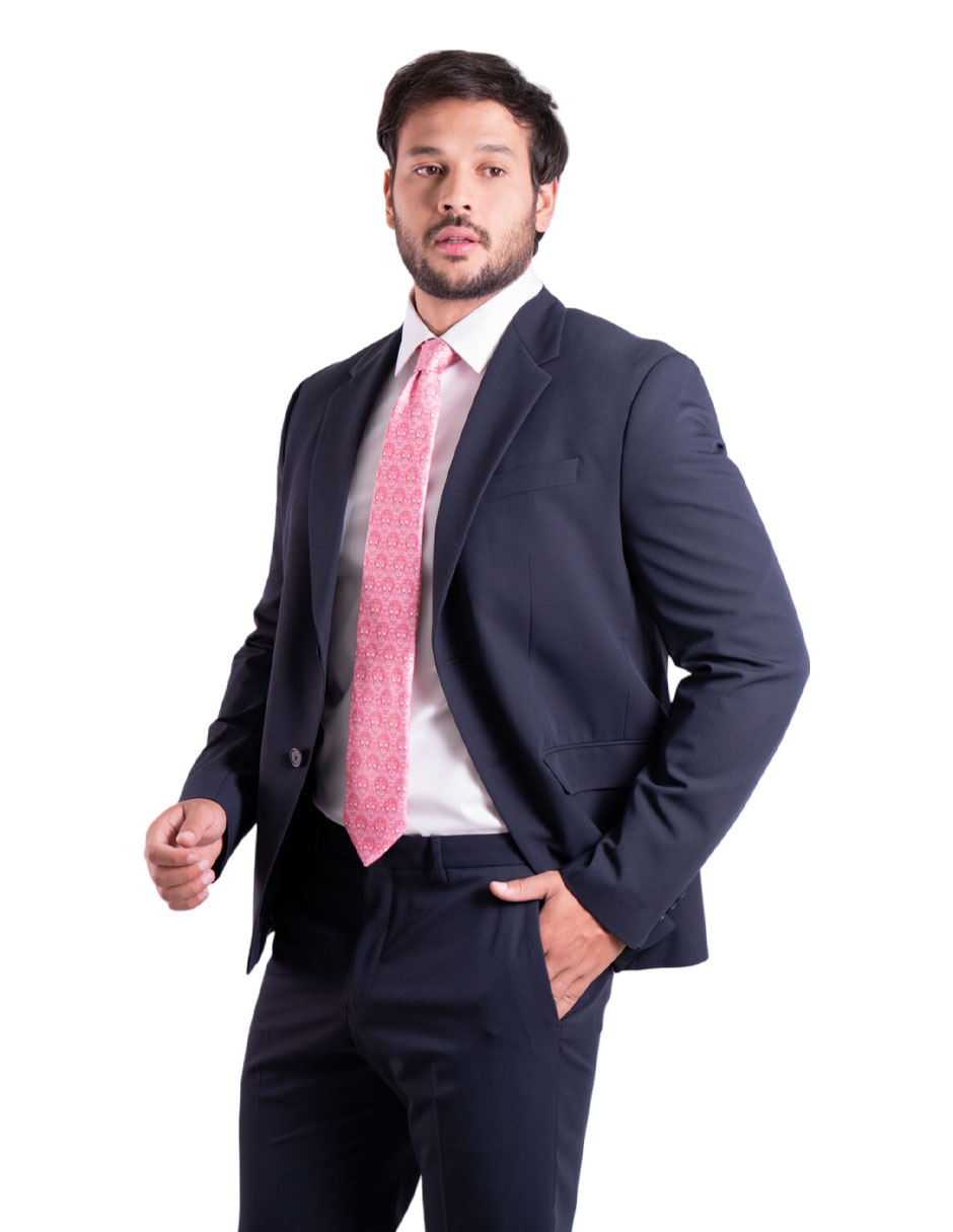 Corbata regular de seda para hombre 2