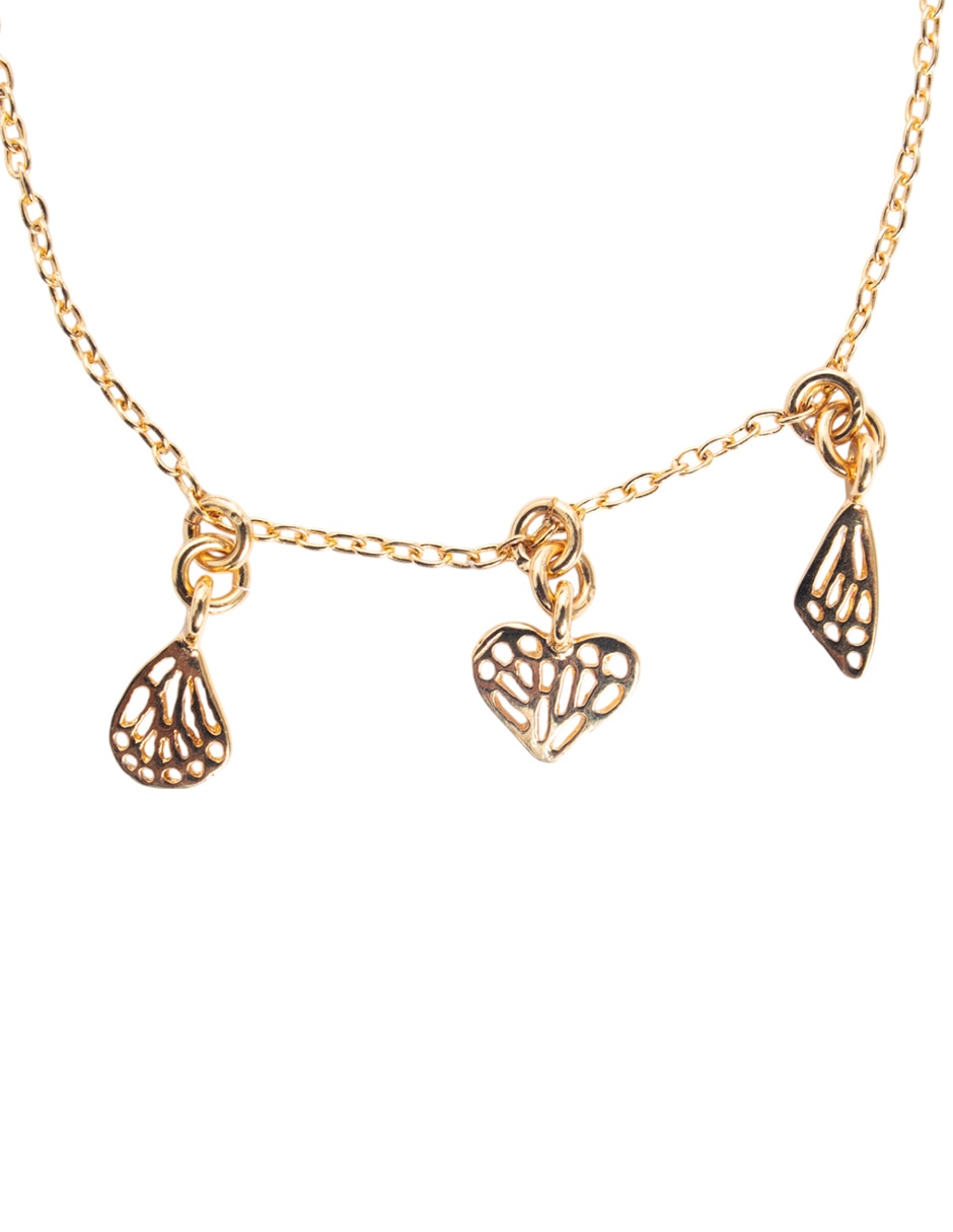 Pulsera 18 K Mariposa con acabado brillante 2