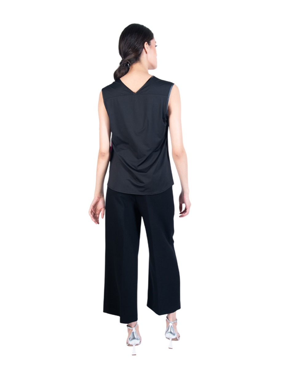 Blusa sin manga para mujer 2
