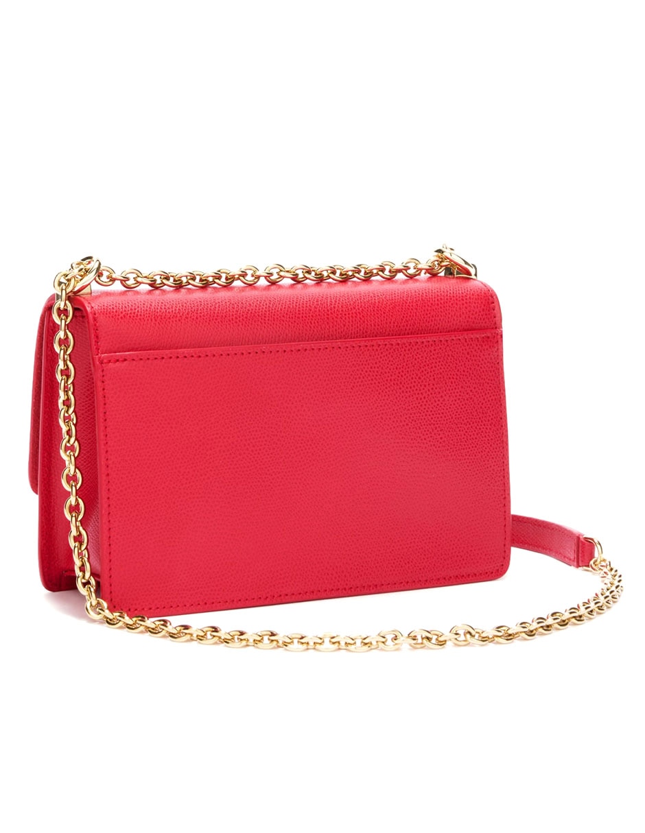 CROSSBODY PIEL, UNITALLA, ROJO