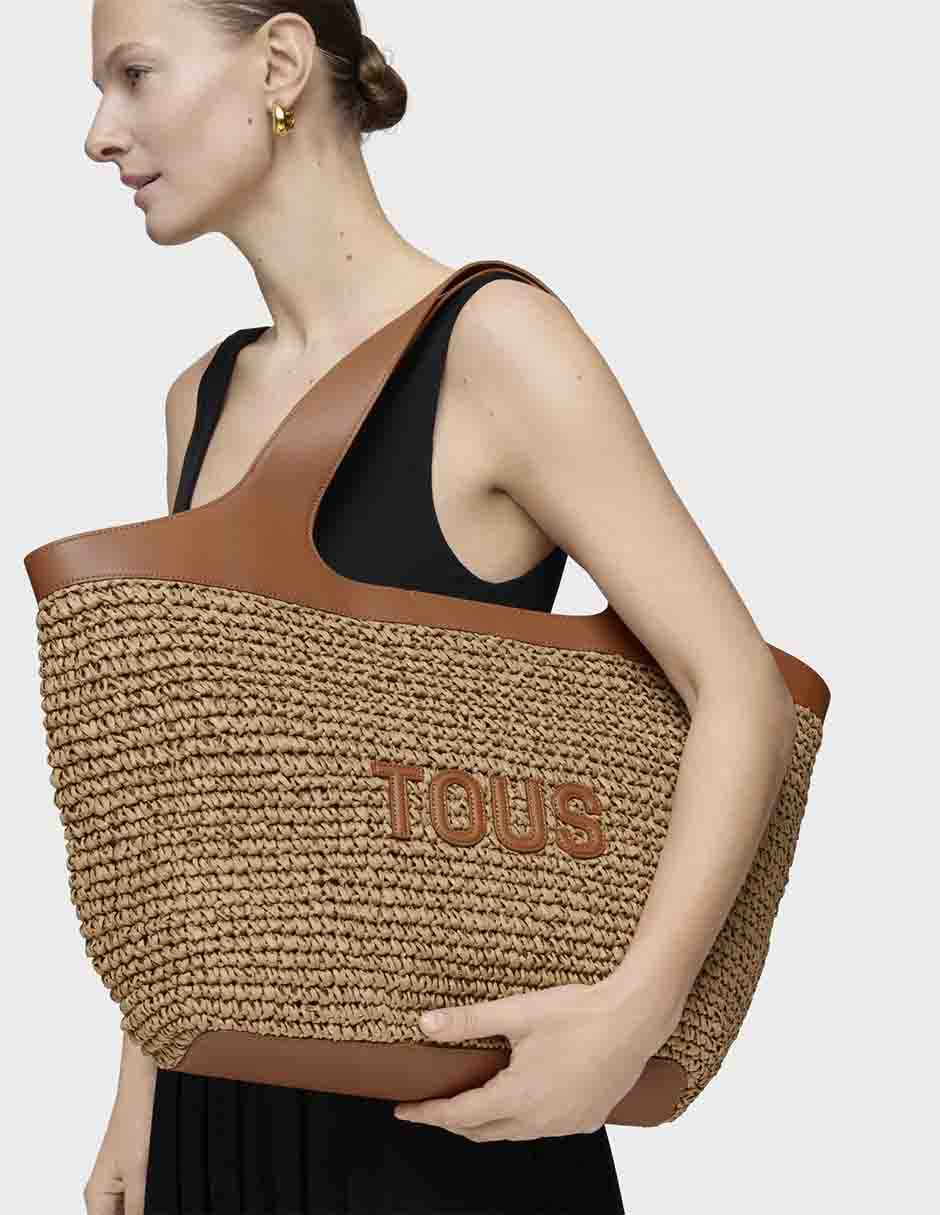 Bolsa tote Lirio Rafia para mujer 4