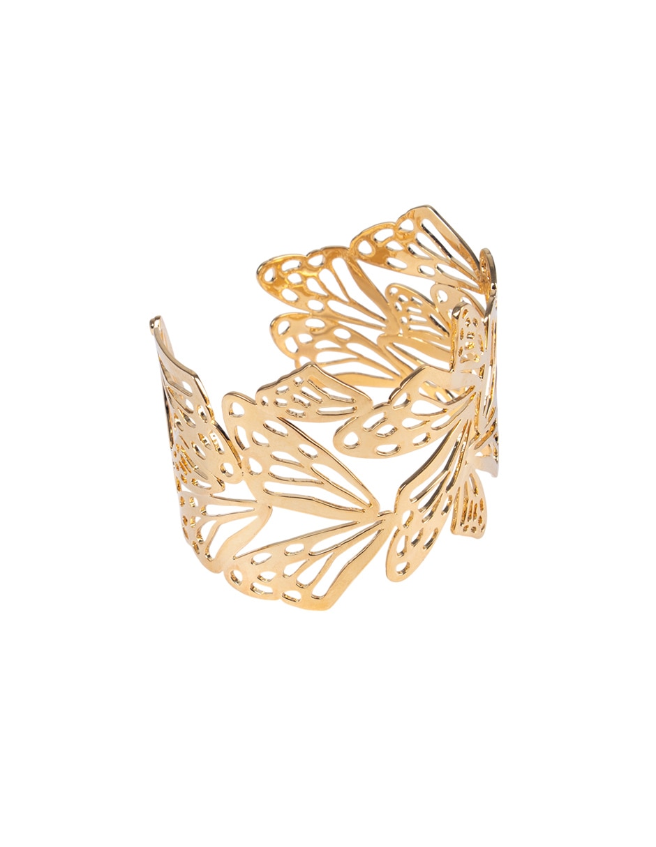 Brazalete de baño de oro 18 K Mariposa 2