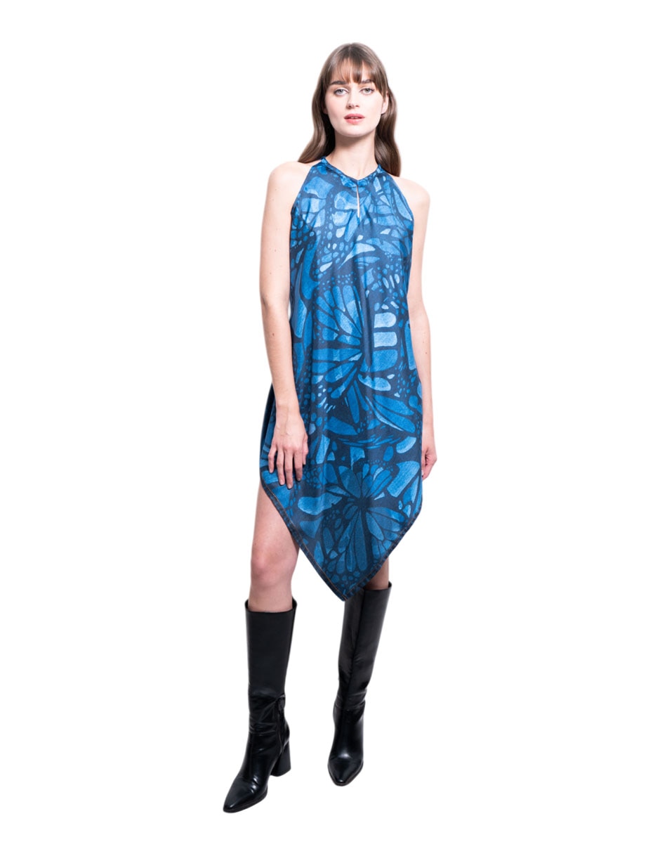 Vestido a la rodilla formal Vuelo Mariposa para mujer 3