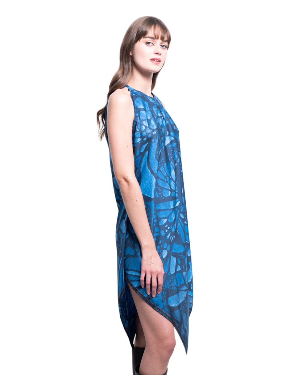 Vestido a la rodilla formal Vuelo Mariposa para mujer 4