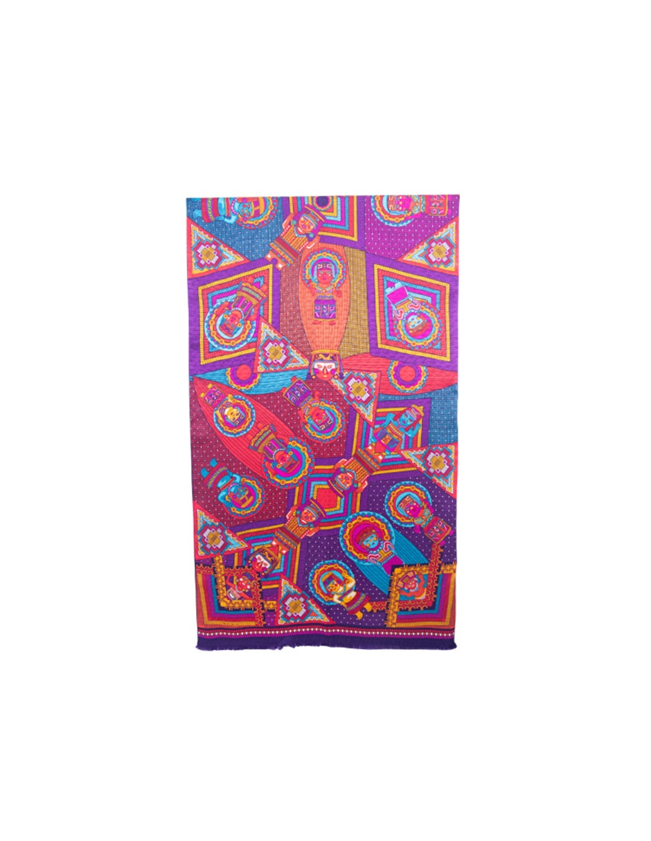 Chal estampado gráfico 2