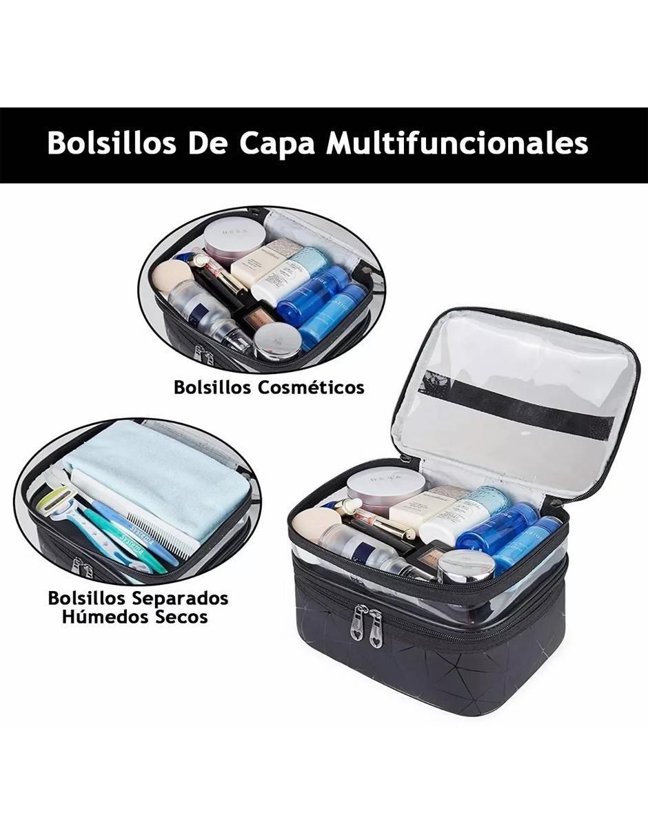 Neceser para maquillaje impermeable de plástico para mujer 2