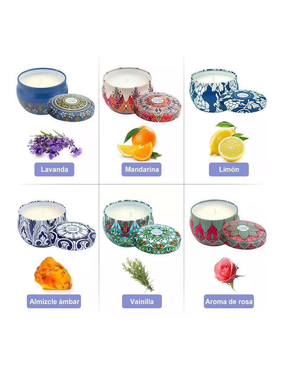 Vela aromática 2 piezas aroma frutal 2