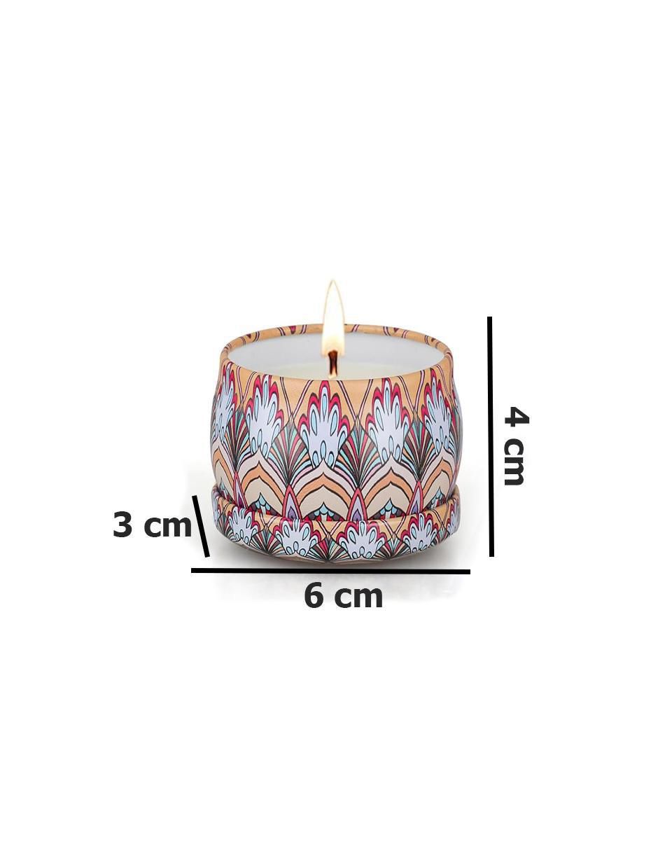 Vela aromática 2 piezas aroma frutal 3