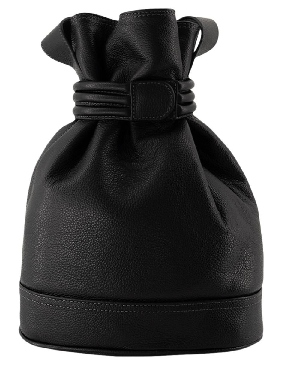 Bolsa bucket de piel para mujer 2
